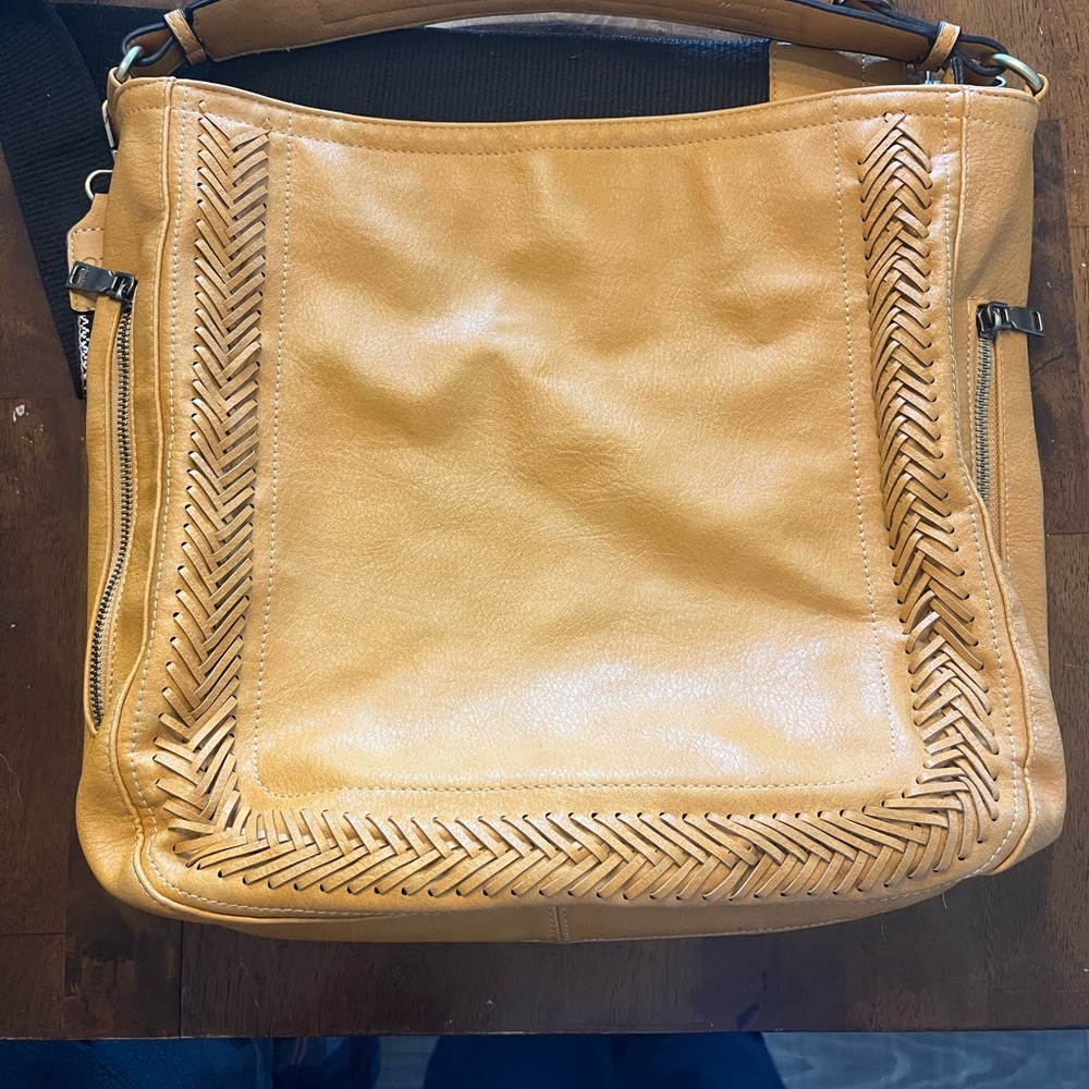 Jen&Co Whipstitch Crossbody Bag